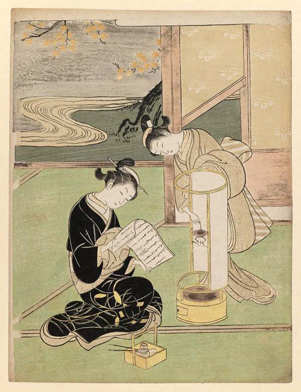 Andon-no Yusho-Evening Glow in the Paper-Covered Night-Light